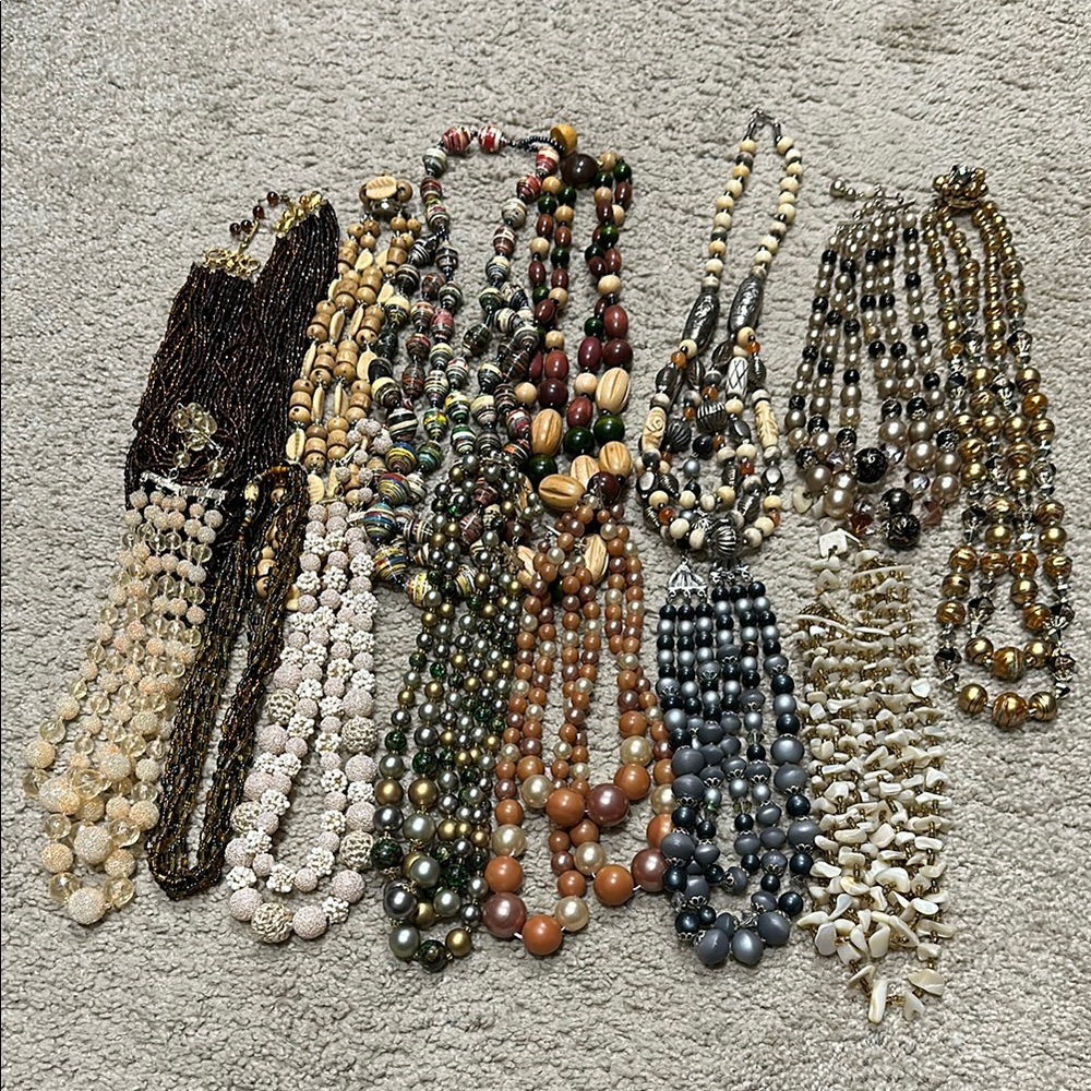 Vintage & modern Japan style necklace bundle